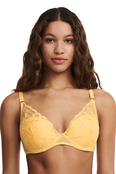 Chantelle Fleurs Plunging T-Shirt Bra